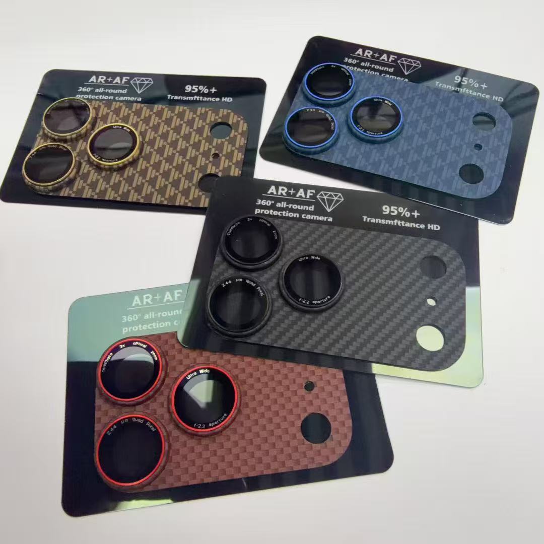 Quality Phone Accessories - واقي عدسة الكاميرا من ألياف الكربون