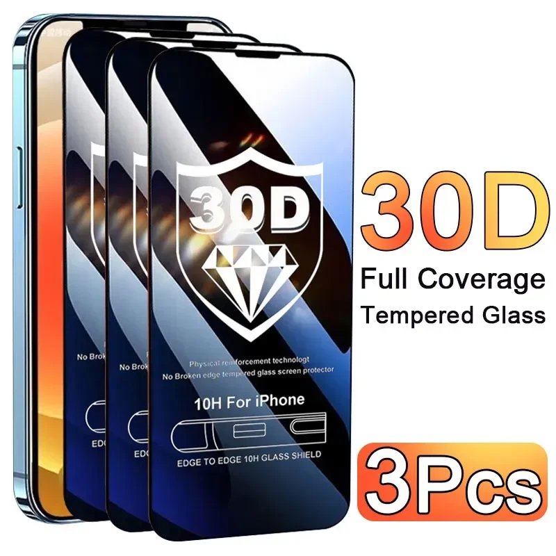 Phone Accessories Website - 3 قطعة حامي الزجاج جراب هاتف