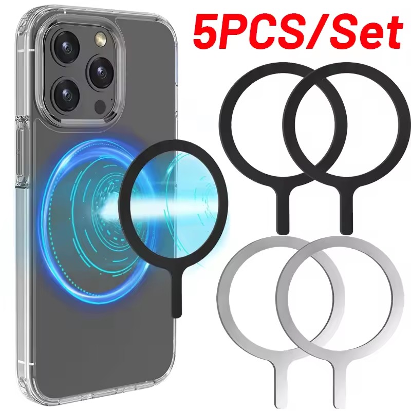 Phone Accessories Website - 5-1 قطعة حلقة لاصقة لشحن ماج