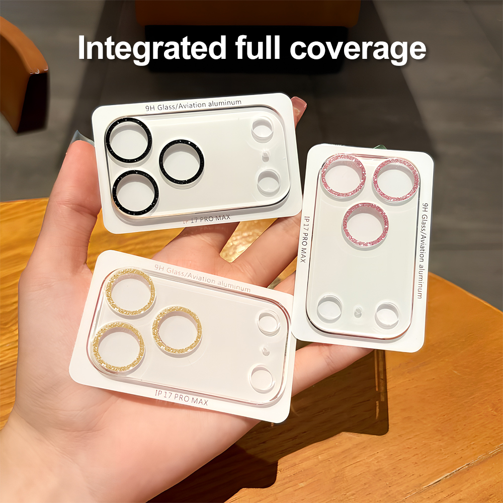 Quality Phone Accessories - واقي عدسة الكاميرا اللامع لهاتف آيفون