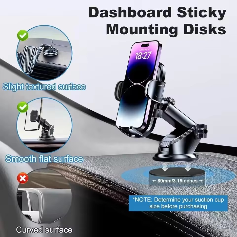 مجموعة وسادات لاصقة عالمية للو - مراجعة Phone Accessories Website وسعره